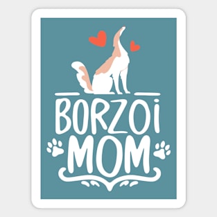 Borzoi-Mom Magnet